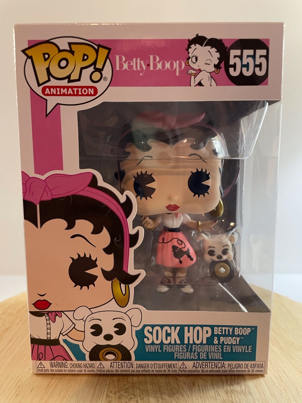 Funko Pop Sock Hop Betty Boop & Pudgy Vaulted